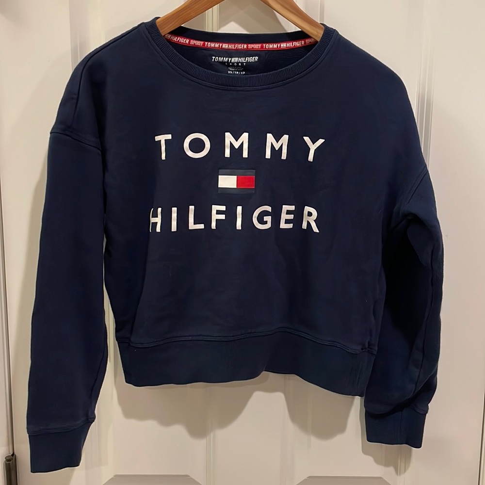 Tommy Hilfiger Sport Cropped Sweatshirt - XS